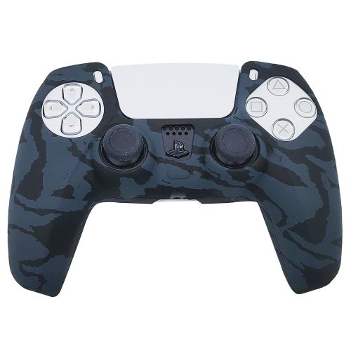  [아마존베스트]ORCHKID PS5 Silicone Gel Grip Controller Cover Skin Protector (ps5 Grey Camo) Compatible for Sony Playstation 5, Compatible for Playstation 5 Accessories, Wireless Controller Protector Cov