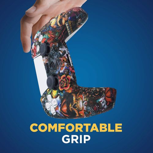  [아마존베스트]ORCHKID PS5 Silicone Gel Grip Controller Cover Skin Protector (ps5 Skull) Compatible for Sony PlayStation 5, Compatible for PlayStation 5 Accessories, Wireless Controller Protector Covers,