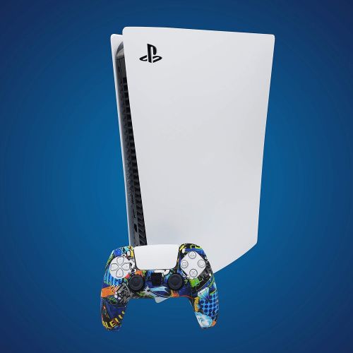  [아마존베스트]ORCHKID PS5 Silicone Gel Grip Controller Cover Skin Protector (Diamond) Compatible for Sony PlayStation 5, Compatible for PlayStation 5 Accessories, Wireless Controller Protector Covers, P