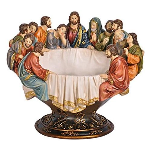  ORE International K-2534-B1 Last Supper Fruit Bowl