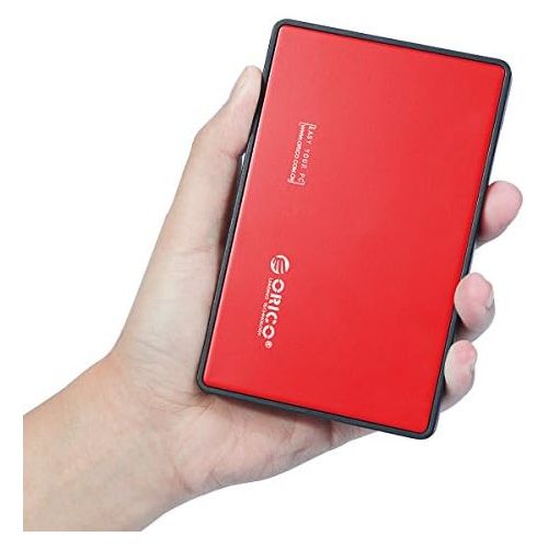  ORICO USB 2.5 Enclosure SATA External Drive Enclosure Portable Hard Disk Case Adapter for 7/9.5mm HDD SSD Tool Free Support UASP Max 4TB Compatible with PS4 Xbox Samsung WD Seagate