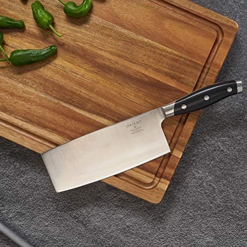  [아마존베스트]ORIENT Chopping knife chopper Chinese chefs knife - Origin series - German Thyssenkrupp stainless steel - vegetable and meat chopper knife