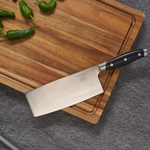  [아마존베스트]ORIENT Chopping knife chopper Chinese chefs knife - Origin series - German Thyssenkrupp stainless steel - vegetable and meat chopper knife