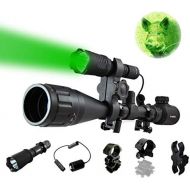 ORION Predator H30 Green 273 Yards Hog Hunting Light Rechargeable Kit, Pressure Switch, 2 Rechargeable Batteries and Charger
