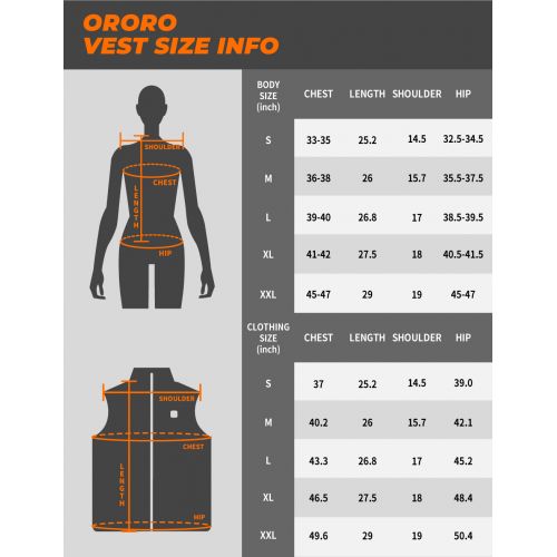  Ororo ORORO Womens Lightweight Heated Vest with Battery Pack