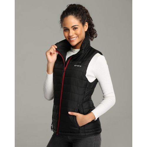  Ororo ORORO Womens Lightweight Heated Vest with Battery Pack