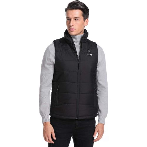  [아마존 핫딜]  [아마존핫딜]ORORO Mens Lightweight Heated Vest with Battery Pack