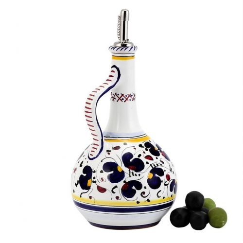  ORVIETO BLUE ROOSTER: Olive Oil Bottle Deluxe