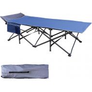 [아마존베스트]OSAGE RIVER 450lb Standard and 600lb Deluxe Folding Camping Cot with Carry Bag, Portable and Lightweight Bed for Adults or Kids