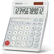 OSALO Desktop Calculators VAT Tax Function Large Display Big Buttons 12 Digit Big Desk Calculator for Home and Office (OS-8812T)