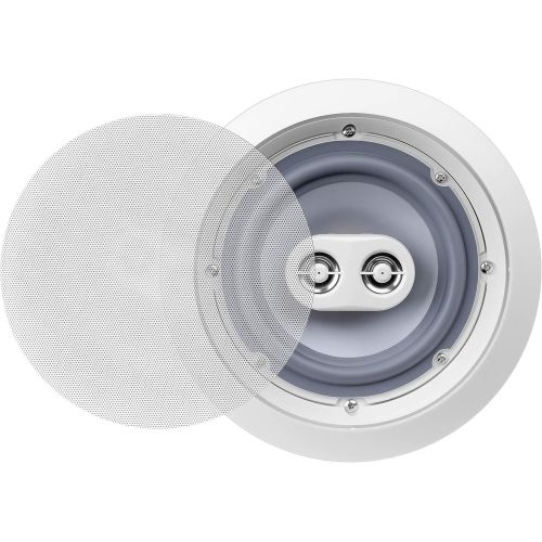  OSD Audio OSD Weatherproof 6.5” in-Ceiling Single Stereo - Dual Tweeter Speaker - ICE600TTWRS