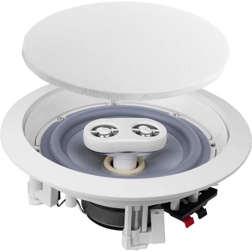  OSD Audio OSD Weatherproof 6.5” in-Ceiling Single Stereo - Dual Tweeter Speaker - ICE600TTWRS