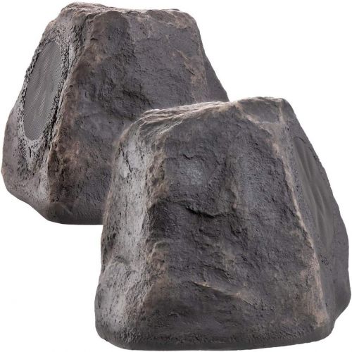  OSD Audio OSD 5.25 Slate Outdoor Rock Speaker 100W Weather Resistant Passive Stereo Pair RX550