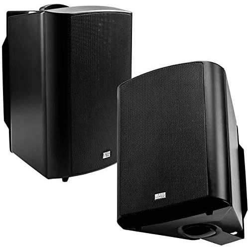  OSD Audio AP840 Black -Inch 200W 2-Way IndoorOutdoor Weather-Resistant Patio Speakers - - (Pair, Black)