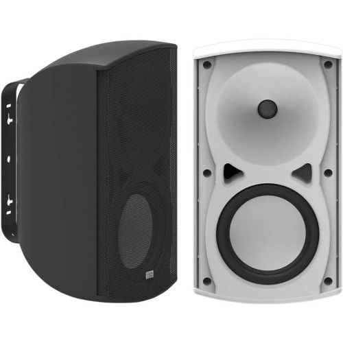  OSD Audio AP840 Black -Inch 200W 2-Way IndoorOutdoor Weather-Resistant Patio Speakers - - (Pair, Black)