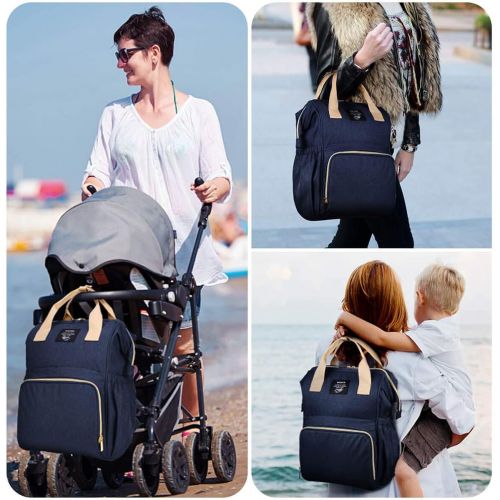  [아마존베스트]Diaper Backpack for Baby Bags,OSOCE Multi-Function Mom Nappy Maternity Back Packs,Waterproof