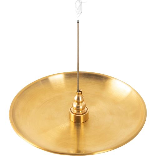  인센스스틱 OSOPOLA 3 in 1 Incense Burner - 5.5 Inch Brass Incense Holder for Incense Sticks/Coil Incense/Incense Cones - Metal Gourd-Shaped Ash Catcher for Meditation Yoga Room Home Decor ZX11S