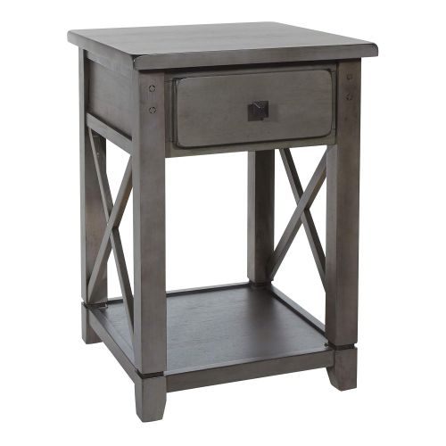  OSP Home Furnishings HSB12-WGR Hillsboro Coffee Table Grey Wash