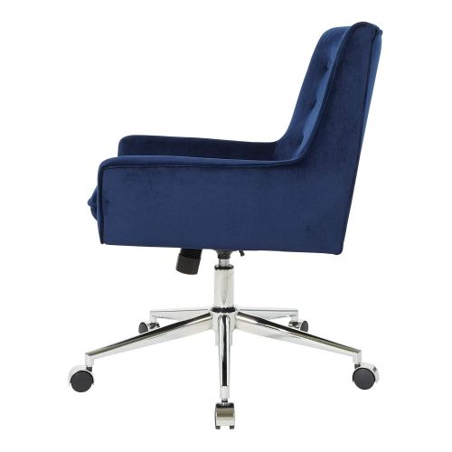  OSP Home Furnishings QUN26-V38 Quinn Office Chair Blue