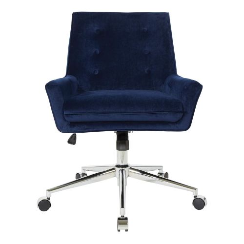  OSP Home Furnishings QUN26-V38 Quinn Office Chair Blue