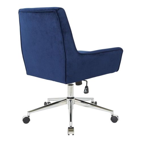  OSP Home Furnishings QUN26-V38 Quinn Office Chair Blue