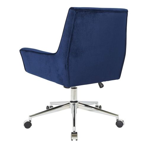  OSP Home Furnishings QUN26-V38 Quinn Office Chair Blue