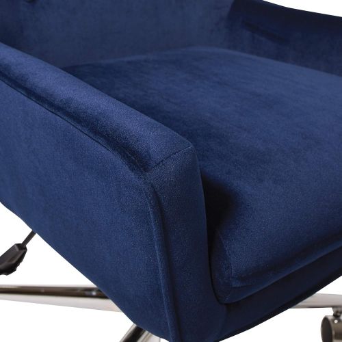  OSP Home Furnishings QUN26-V38 Quinn Office Chair Blue