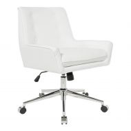 OSP Home Furnishings QUN26-W32 Quinn Office Chair White