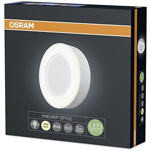  OSRAM Lamps Osram LED Wand- und Deckenleuchte, Leuchte fuer Aussenanwendungen, Warmweiss, 202,0 mm x 45,0 mm, Endura Style Ring