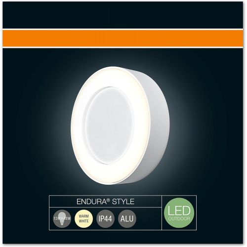  OSRAM Lamps Osram LED Wand- und Deckenleuchte, Leuchte fuer Aussenanwendungen, Warmweiss, 202,0 mm x 45,0 mm, Endura Style Ring