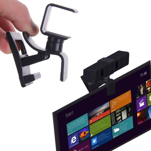  [아마존베스트]OSTENT TV Clip Mount Stand Holder Compatible for Sony PS4 Eye Camera Sensor