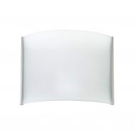 OSTWIN LED Interior Wall Lamp, Frosted Glass Wall Sconce, Dimmable, 12W 3000K (Warm Light), Damp Location, Brushed Nickel Finish, ETL & Energy Star Listed