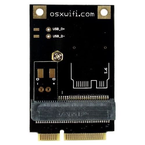  OSXWiFi Broadcom Apple WiFi + Bluetooth 4.0 Card to miniPCIe Adapter for iMac 2007 and iMac 2008