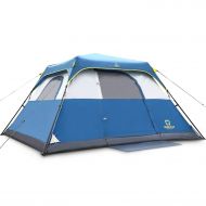 OT QOMOTOP QOMOTOP Waterproof 4 People 60-Second Set Up Tent, Instant Cabin Tent, Camping Tent