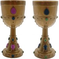 [아마존베스트]OTC - Medieval style Jeweled Goblet King Queen Pirate Halloween (Colors May Vary) (2-Pack)