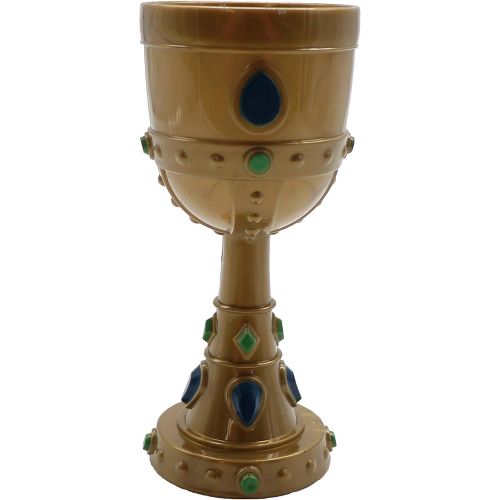  [아마존베스트]OTC - Medieval Style Jeweled Goblet King Queen Pirate Halloween (Colors May Vary)