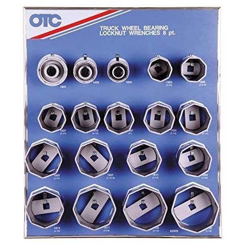  OTC 9851 18 8-Point Wheel Bearing Locknut Socket with Tool Board