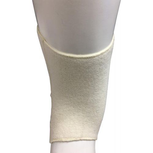  OTC Knee Warmer Angora Arthritis Relief, White, Medium