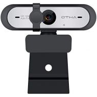 [아마존베스트]OTHA Webcam 1080P 60FPS OBS with Auto Focus Dual Microphone HD Computer Camera 360° Rotating USB Webcam with Automatic Light Correction Web Cam for Desktop PC