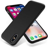 [아마존베스트]OTOFLY Liquid Silicone Gel Rubber Full Body Protection Shockproof Case for iPhone Xs/iPhone X，Anti-Scratch&Fingerprint Basic-Cases，Compatible with iPhone X/iPhone Xs 5.8 inch (2018