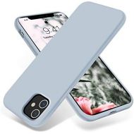 [아마존베스트]OTOFLY iPhone 11 Case,Ultra Slim Fit iPhone Case Liquid Silicone Gel Cover with Full Body Protection Anti-Scratch Shockproof Case Compatible with iPhone 11 (Baby Blue)