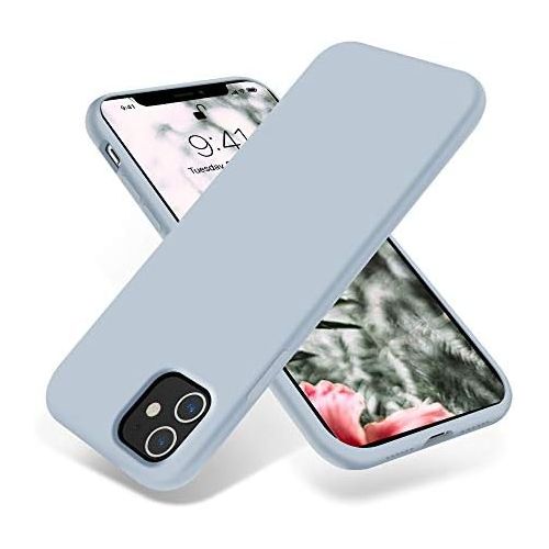  [아마존베스트]OTOFLY iPhone 11 Case,Ultra Slim Fit iPhone Case Liquid Silicone Gel Cover with Full Body Protection Anti-Scratch Shockproof Case Compatible with iPhone 11 (Baby Blue)