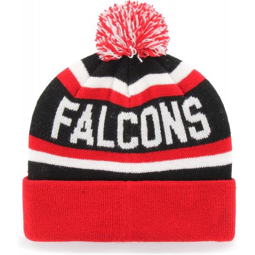  OTS NFL Mens Jasper Cuff Knit Cap with Pom