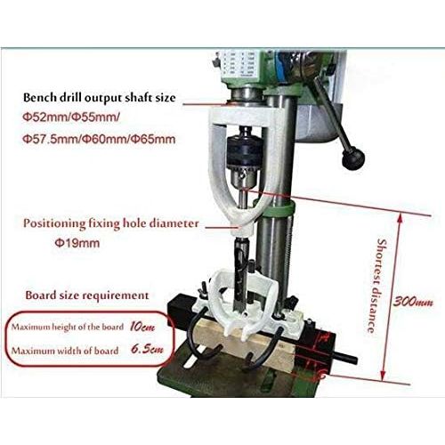  [아마존베스트]OUKANING Tenoning Machine Tool Chisel Mortising Mortise Locator Set Attachment for Drilling Machine