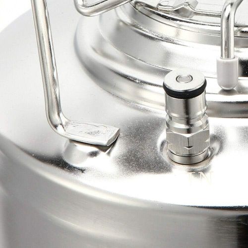  [아마존베스트]OUKANING 18.5L Portable Mini Keg Growler Stainless Steel Beer Wine Brew Barrel Holder