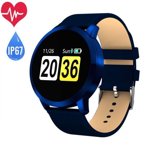  OUKITEL W1 Smart Watch,Touch Screen Bluetooth WristwatchPedometer AnalysisSleep MonitoringHeart Rate Monitor TrackerBlood Pressure Monitoring for Android and Long Standby iOS S