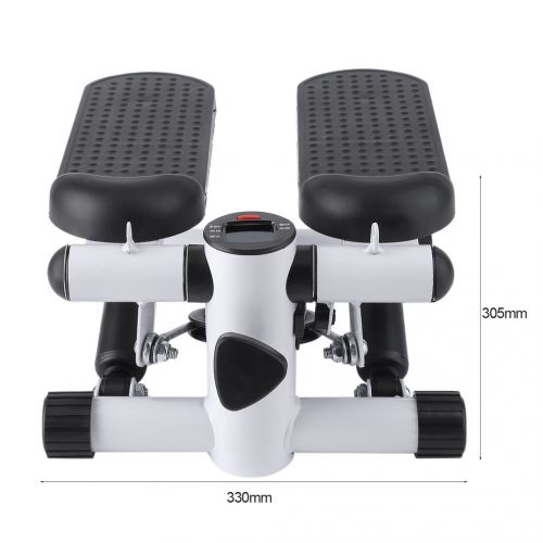  OUTAD Upgraded Air Stepper Climber with Bands and LCD Display for Home Workout Gym -As Seen On TV (white)