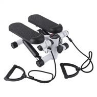 OUTAD Portable Air Stepper Climber with Bands and LCD Display for Home Workout Gym -As Seen On TV (White)