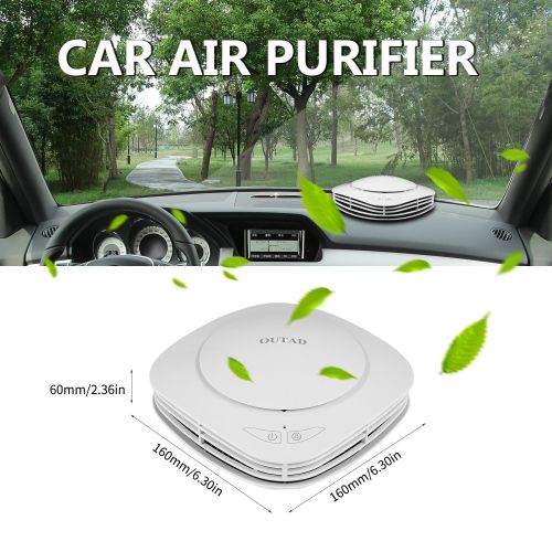  OUTAD Car Air Purifier Car Air Freshener and Ionic Air Purifier | Remove Dust, Pollen, Smoke and Bad Odors - Available for Your Auto or RV