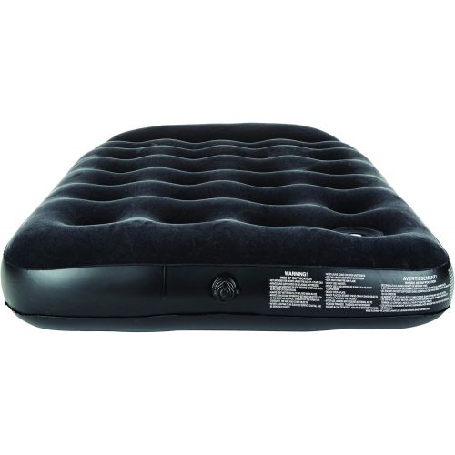  Outbound Twin Air Mattress with Built-in Pillow & Foot Pump Portable Airbed Blow Up Mattress for Camping Includes Repair Patch, Twin